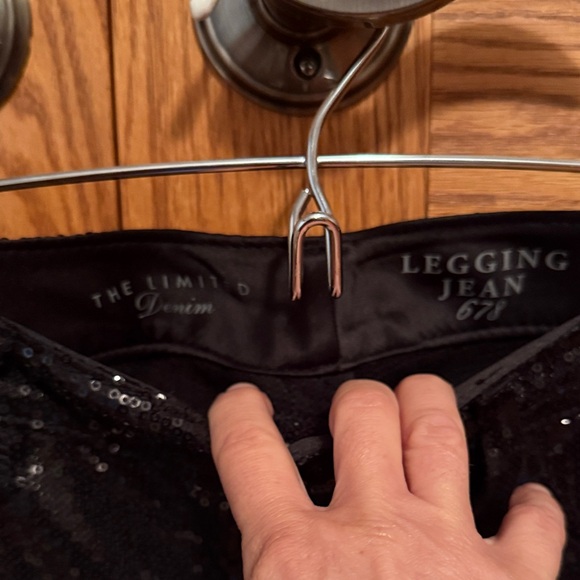The Limited Black Sequin Skinny Jeans - Picture 2 of 6